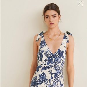 Floral print long dress